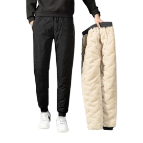 Pantalon jogging unisexe en laine d'agneau