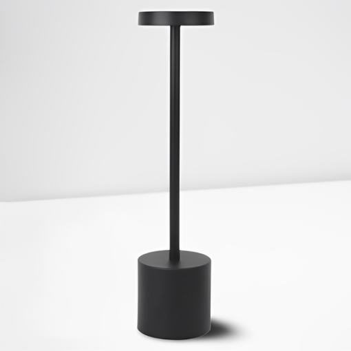 Lampe De Table Sans Fil Rechargeable noir