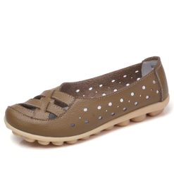 Ballerines en cuir confortables pour femme