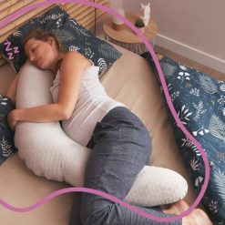 2 en 1 : coussin de grossesse et d'allaitement à la fois