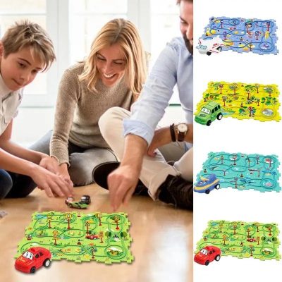 Tapis circuit voiture pour enfant donne la joie dans la famille