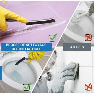 Brosse de nettoyage des interstices 