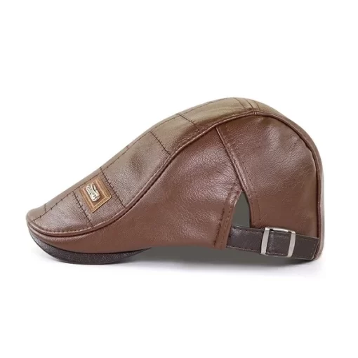 Béret de style italien haut de gamme marron