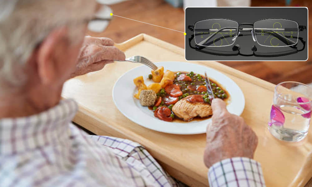 Lunettes Intelligentes Yiffany idéales pour la lecture et l'utilisation numérique.