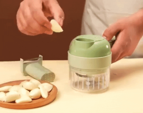Triturador de Legumes Elétrico Multifuncional 4 em 1