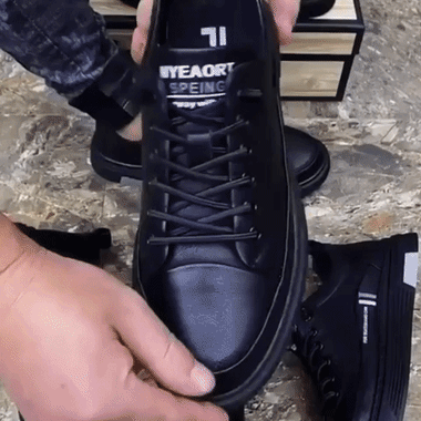 Chaussures orthopédiques décontractées en cuir