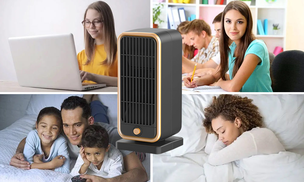 Mini Chauffage Portable Ultra Silencieux