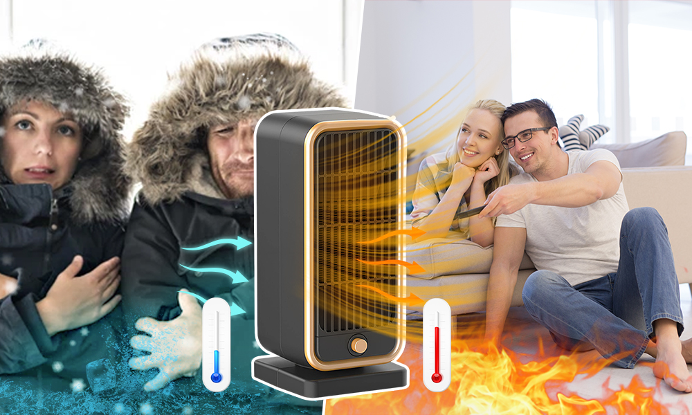 Mini Chauffage Portable Ultra Silencieux