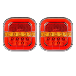 Feu Arriere LED Sans Fil Magnetique Pour Remorque