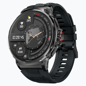 Stahlgear Zeus  Montre connectée intelligente hommes 1.85 pouces HD sport Bluetooth appel GPS sport Fitness Tracker moniteur cardiaque 710 mAh étanche