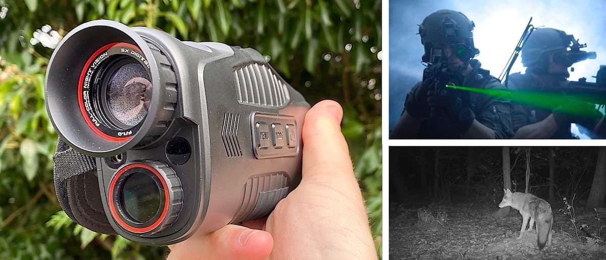 Monoculaire BlackOptic de vision nocturne compact pour observation de nuit"