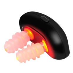 Appareil SleepLux anti-ronflement à lumière rouge pour un sommeil réparateur.