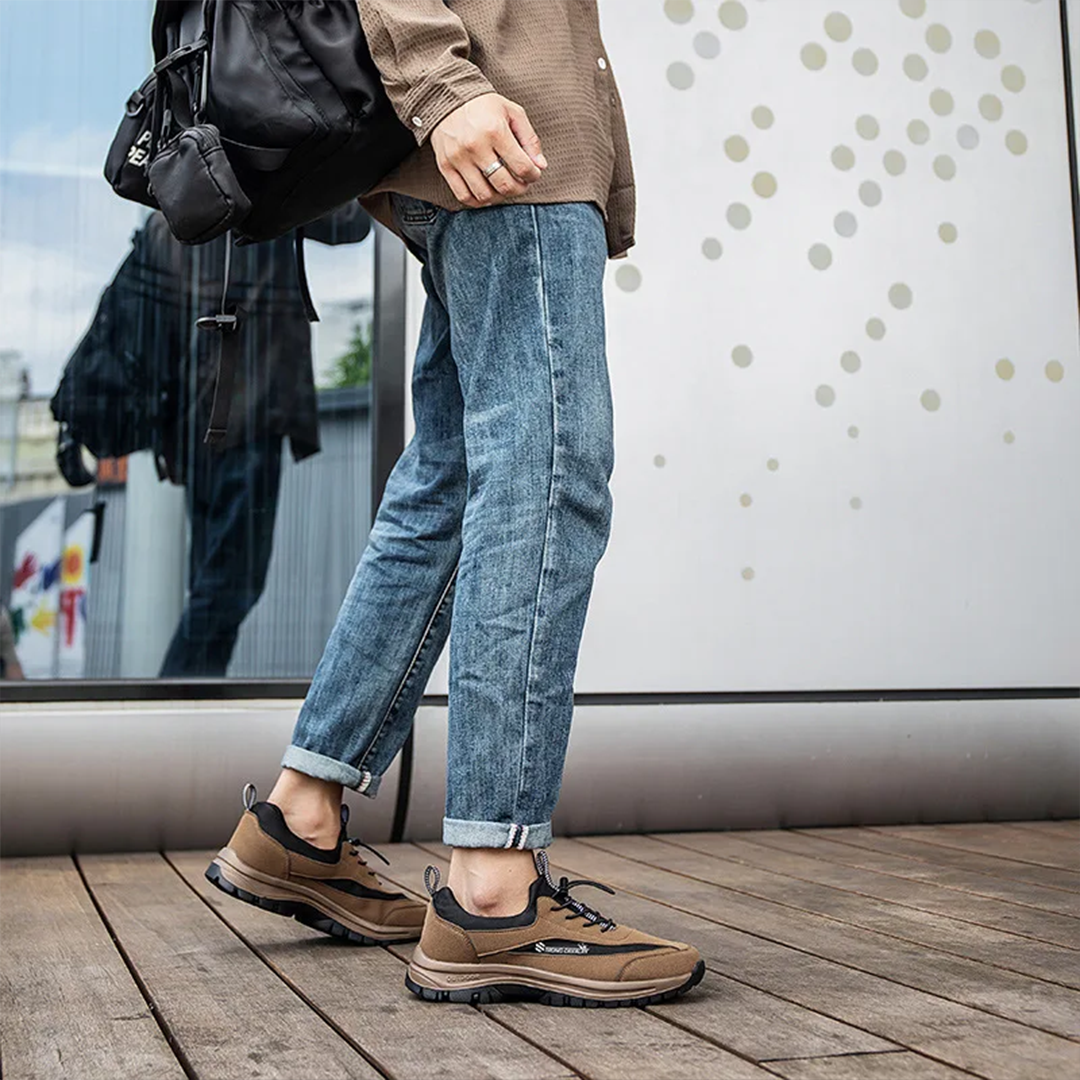 Chaussures orthopédiques homme anti-chocs avec protection renforcée