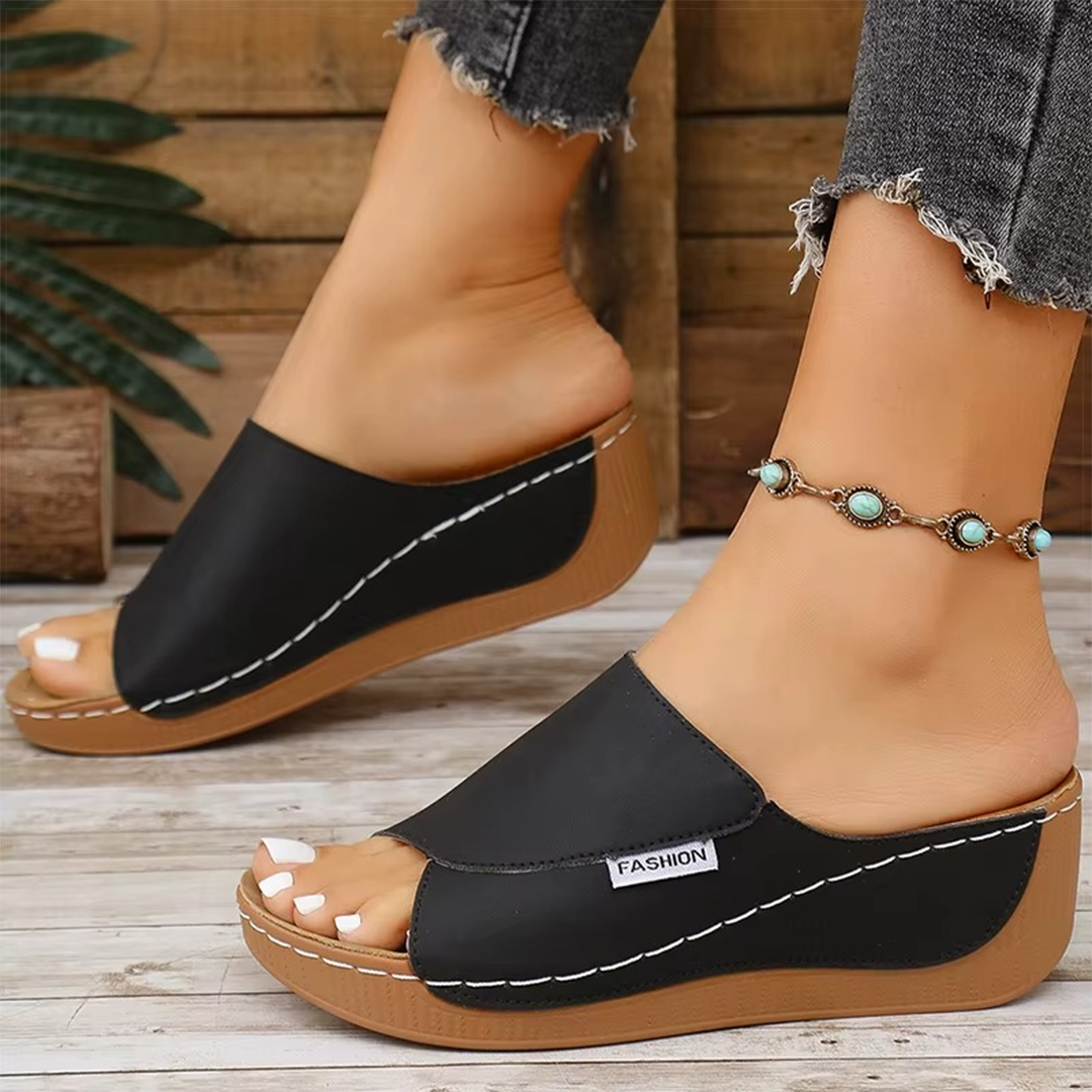 Sandales VivaStep couleur noire élégante pour un style intemporel