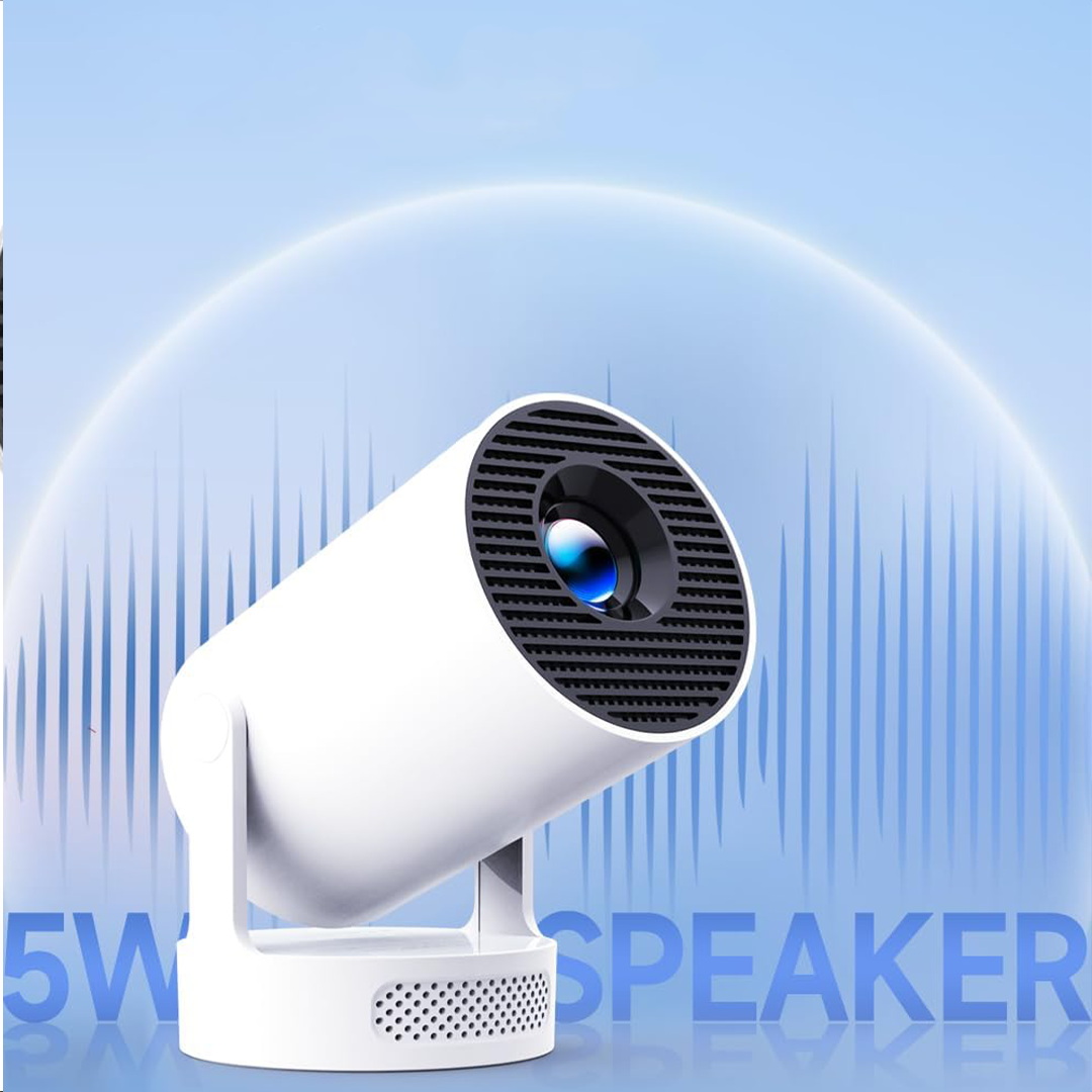 Projecteur Magcubic HY300 Pro orienté vers le plafond pour projection immersive