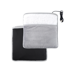 Couvre-pied chauffant usb en peluche