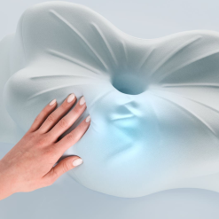 Zoom sur la couche respirante de l’oreiller Derila Ergo.