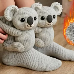 Alternative view of Rerocky™ HugHug Chaussette chaude avec animaux