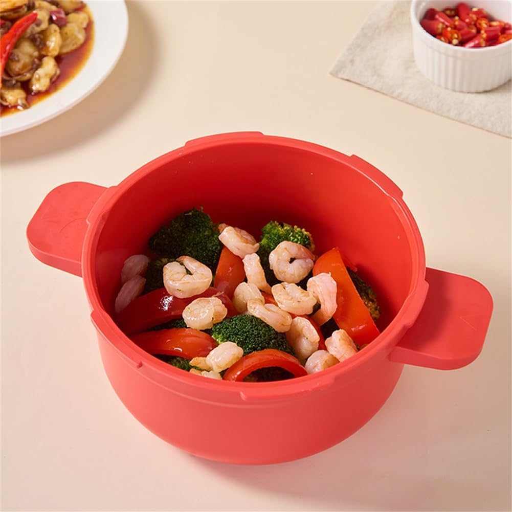 légumes disposés dans la cocotte avant cuisson