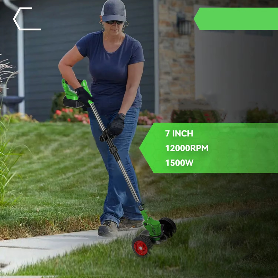 utilisation de l’outil en mode taille-haie pour une haie moyenne