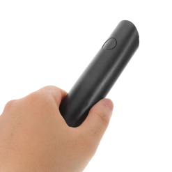 Vue du stylo thermique avec sa forme ergonomique posée sur un bureau.