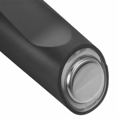 Vue du stylo thermique avec sa forme ergonomique posée sur un bureau.
