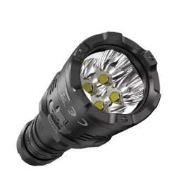Vue rapprochée de la tête de lampe avec les 4 LED CREE XP-L2 V6