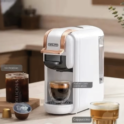 adaptateur dolce gusto avec capsule positionnée dans la machine