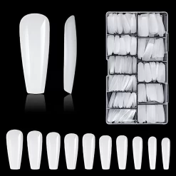 Capsules americaine ongles transparent - Blanc