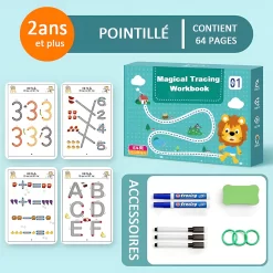 Ensemble De Cahiers De Traçage Magiques - Formation stylo 60 pages
