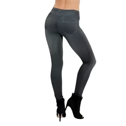 Legging jean polaire - Noir, S