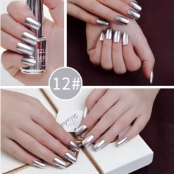 Vernis à ongles miroir métallique - Chrome