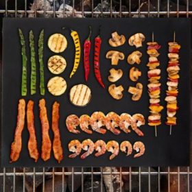 Tapis cuisson barbecue anti-adhésif - planche réutilisable (3 pièces)