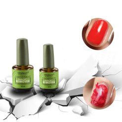 Gel dissolvant vernis semi permanent avec ongle