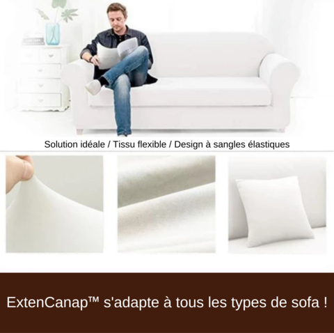 Housse de canapé extensible dont un homme prendre plaisir