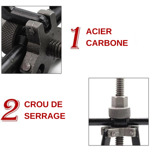 Mode d'emploi d'extracteur interne de roulement 